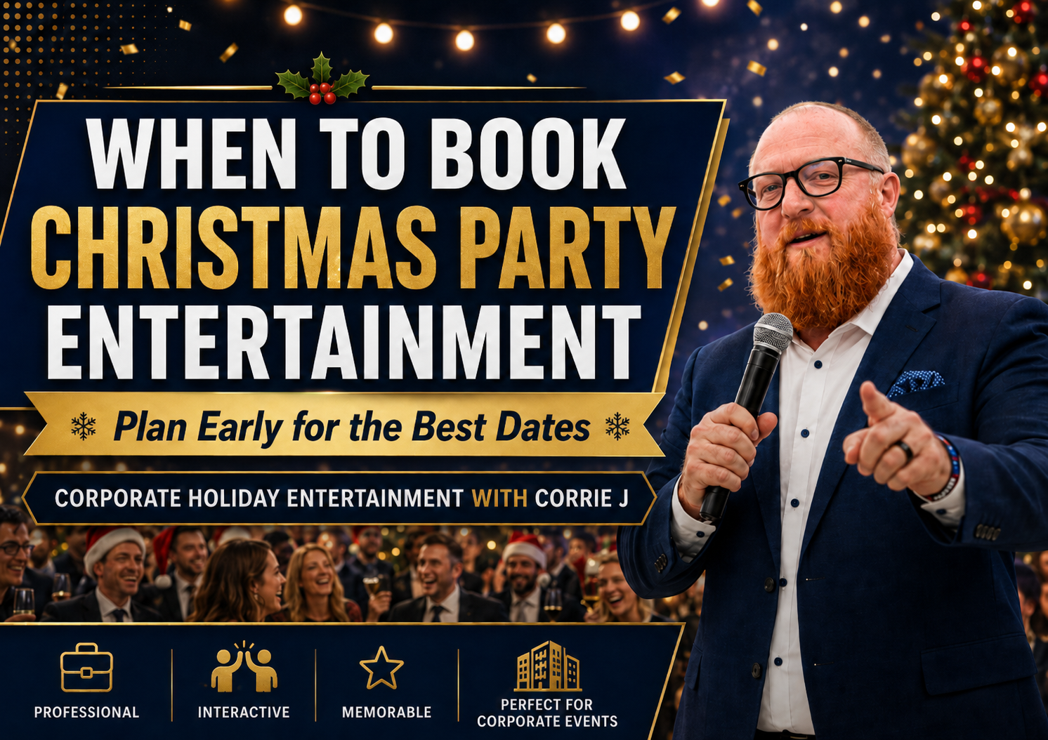 When Should You Book Christmas Party Entertainment in Calgary?