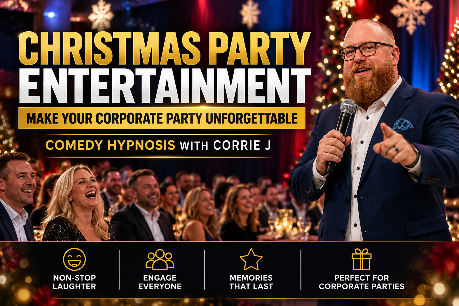 Christmas party entertainment Edmonton